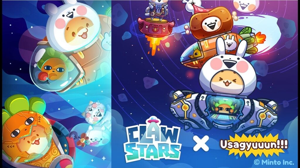 ¡Es una odisea espacial esponjosa ya que el crossover Claw Stars x Usagyuuun llega hoy!