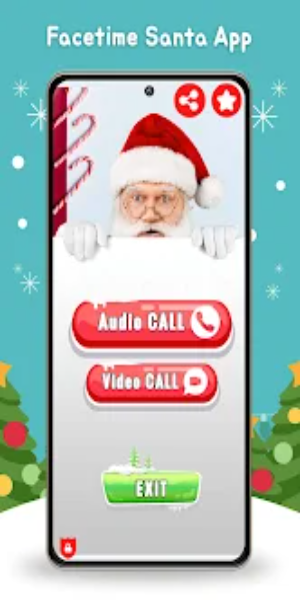 Facetime Santa Call Santa App ဖန်သားပြင်ဓာတ်ပုံ 1