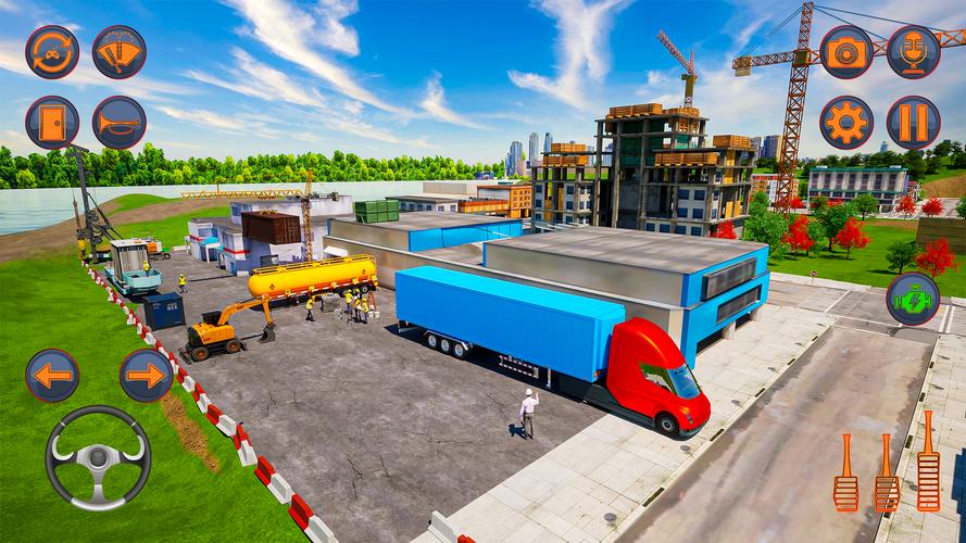 US Cargo Truck Games 3D Capture d'écran 3