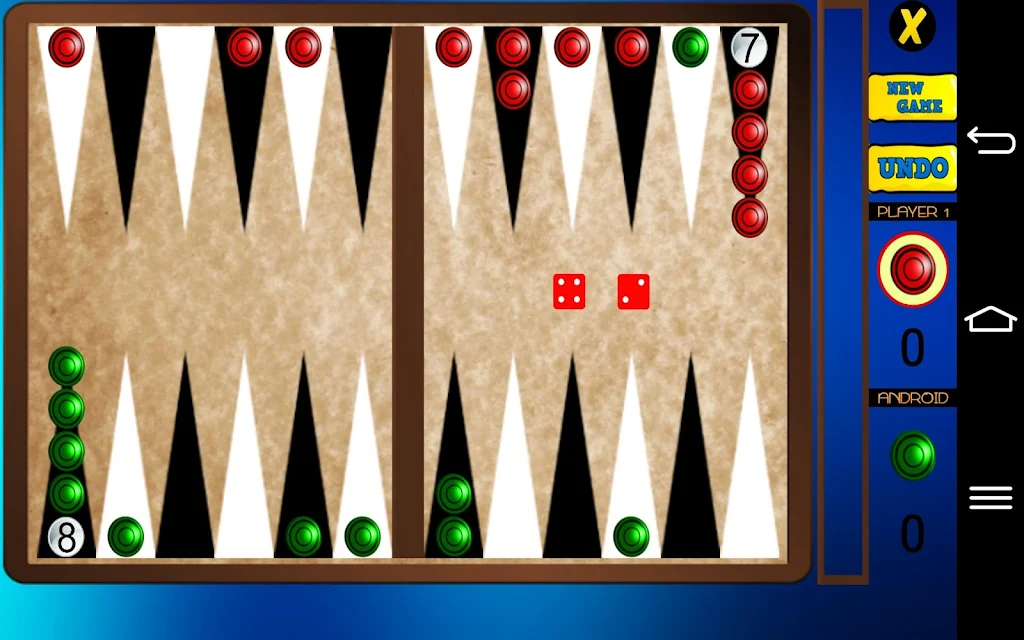 Narde - Long Backgammon by Clarka Apps Captura de pantalla 2