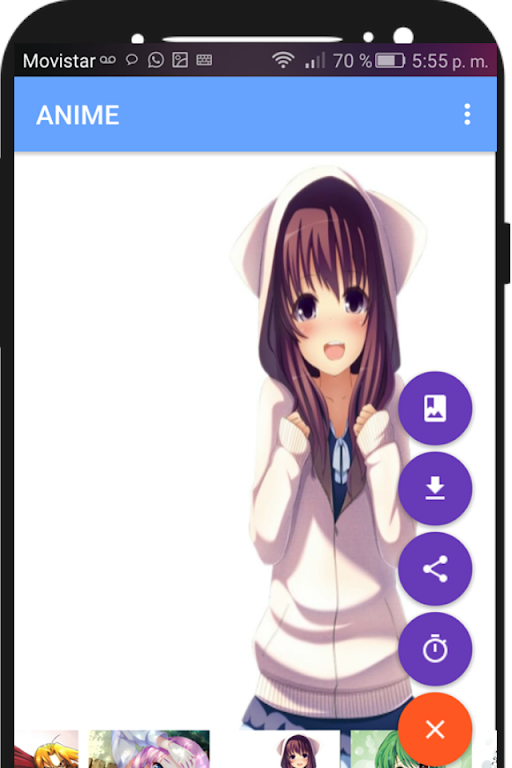 anime images for wallpaper Captura de pantalla 1