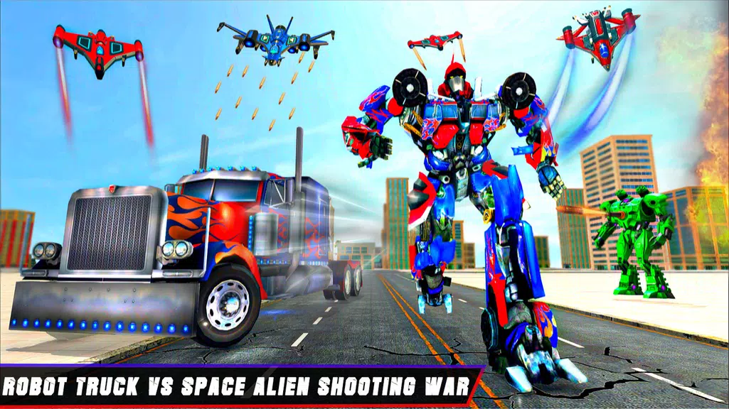 Truck Robot Transform Game Schermafbeelding 0