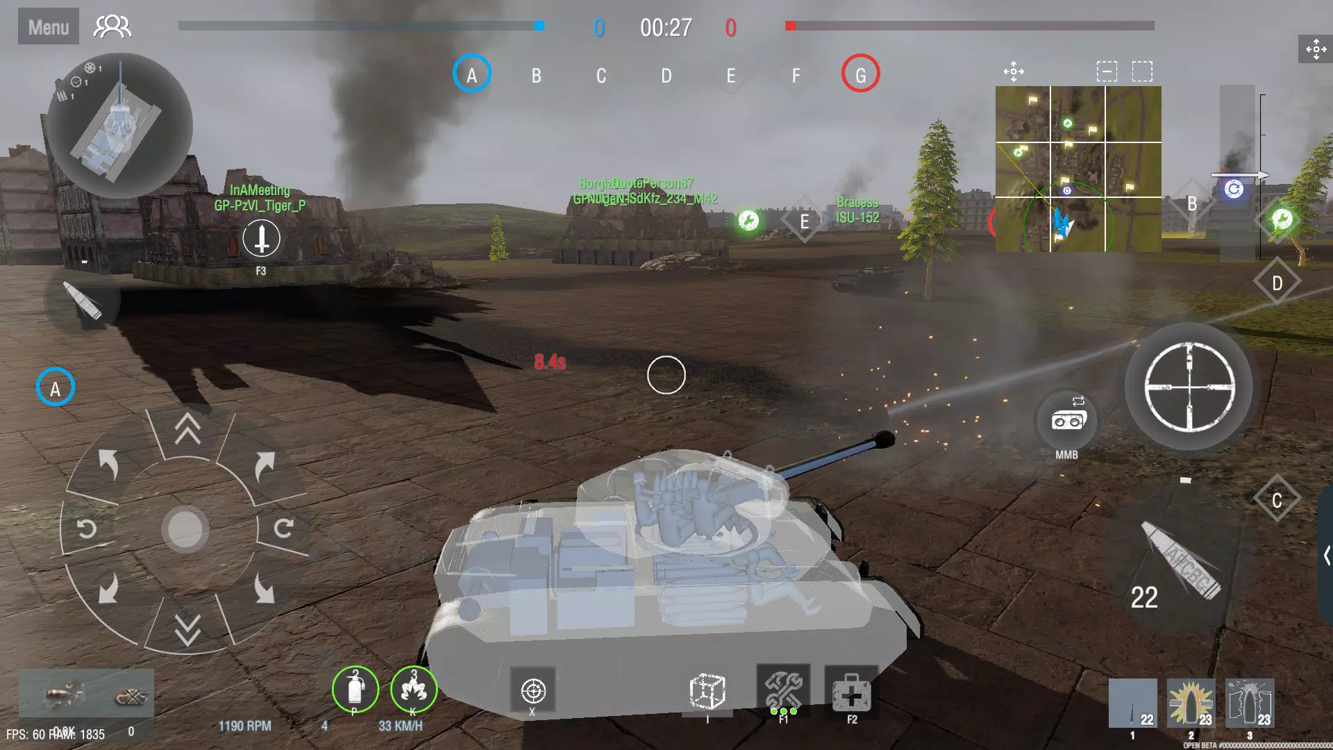 Panzer War ภาพหน้าจอ 2