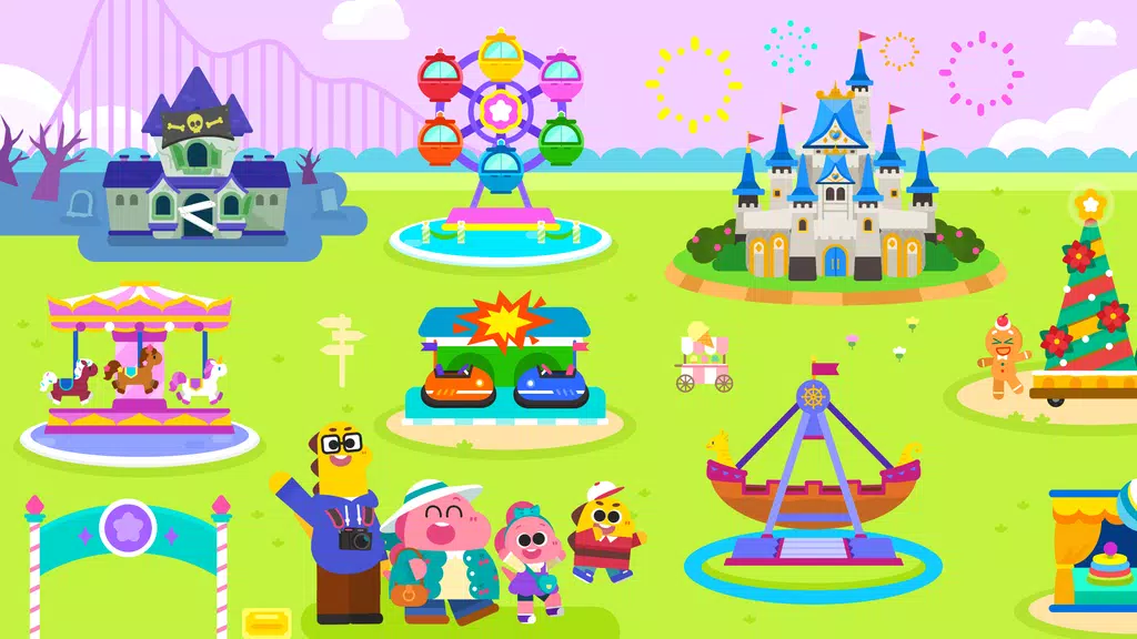 Cocobi Theme Park - Kids game Ekran Görüntüsü 0