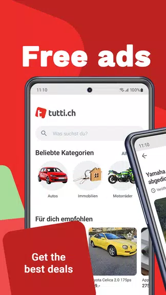 tutti.ch Captura de pantalla 0