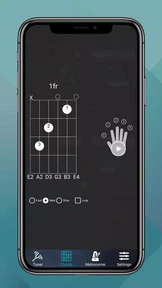 Guitar Tuner: Easy Tune ภาพหน้าจอ 1