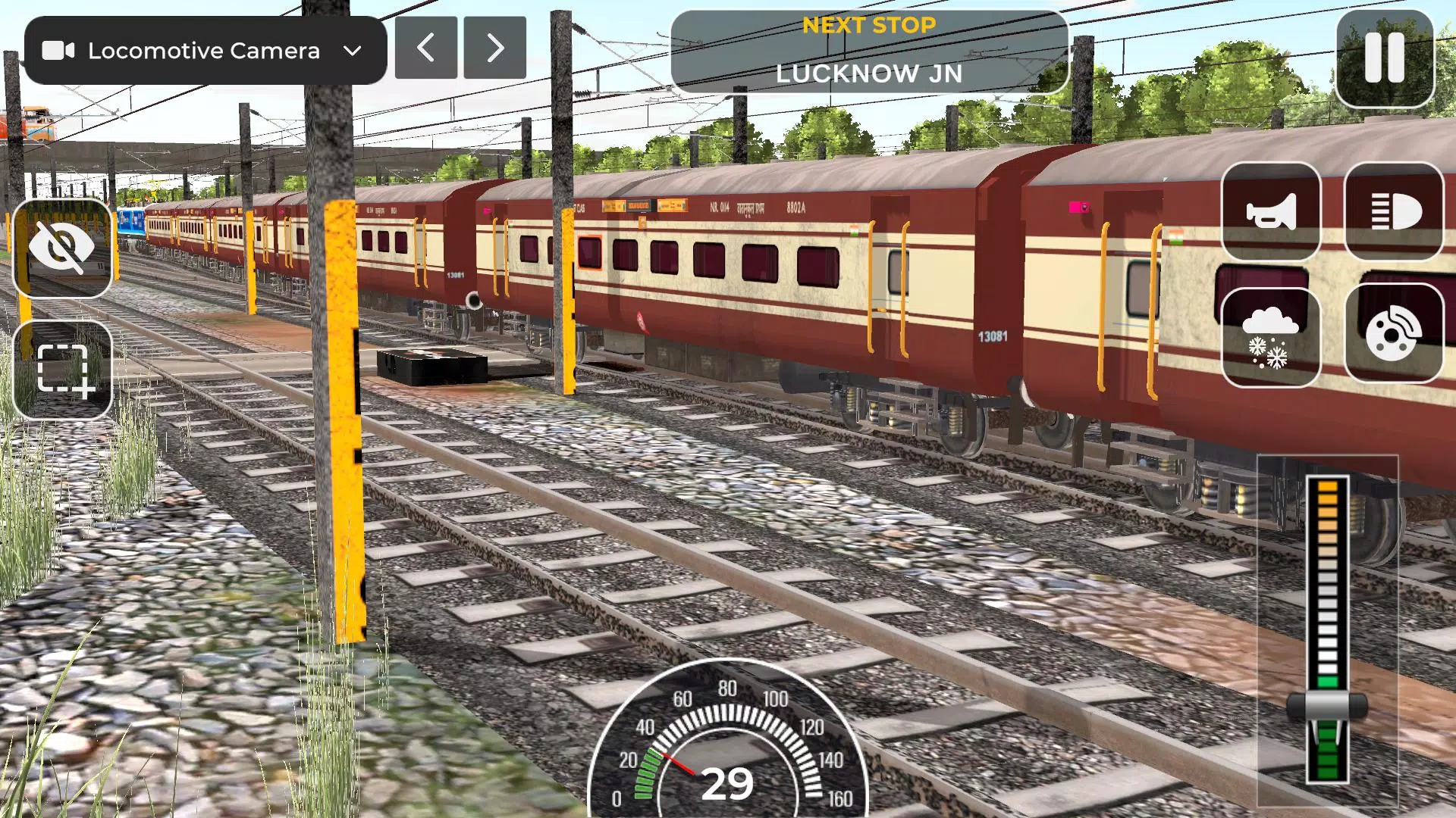 Indian Railway Train Simulator Captura de pantalla 3