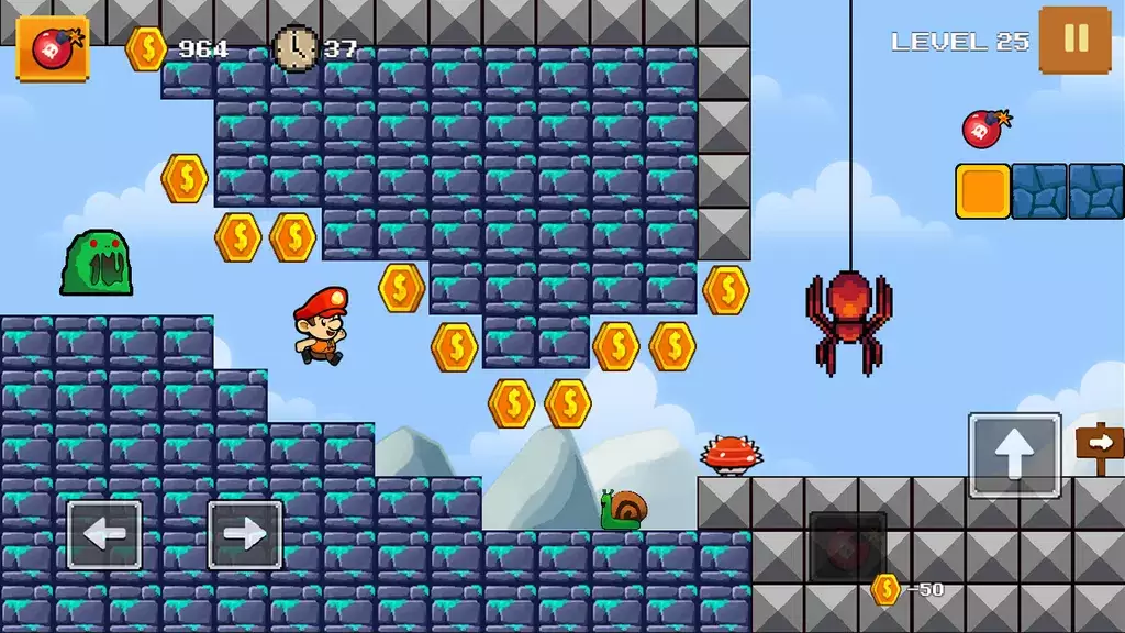 Super Dan’s World - Run Game Schermafbeelding 3