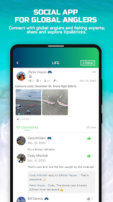 Rippton–Social  Fishing App, Fishing Map, Logbook Zrzut ekranu 1