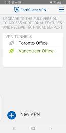 FortiClient VPN ภาพหน้าจอ 1