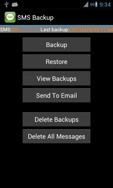 Super Backup: SMS and Contacts Screenshot 0