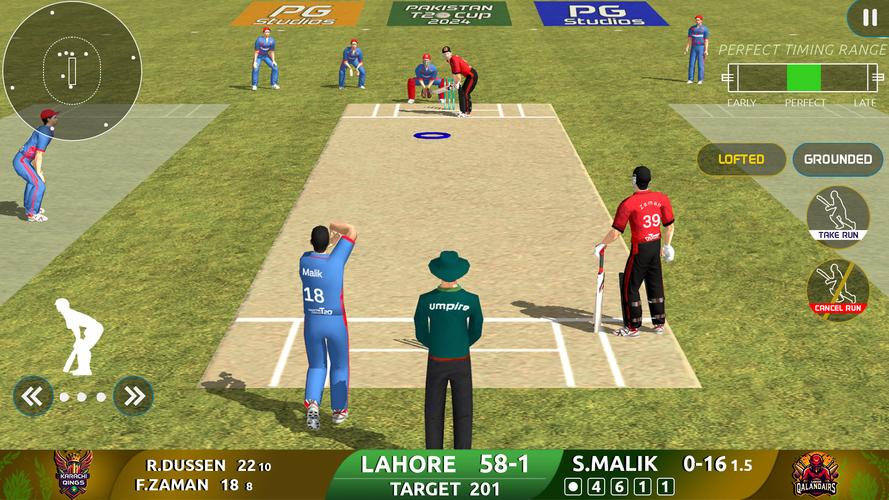 Cricket Game: Pakistan T20 Cup Captura de tela 0