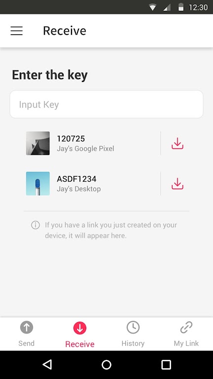 Schermata Send Anywhere Mod 2