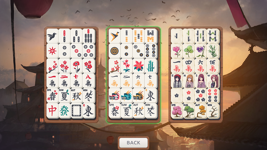 Mahjong Sakura - Oriental Mahjong Screenshot 1