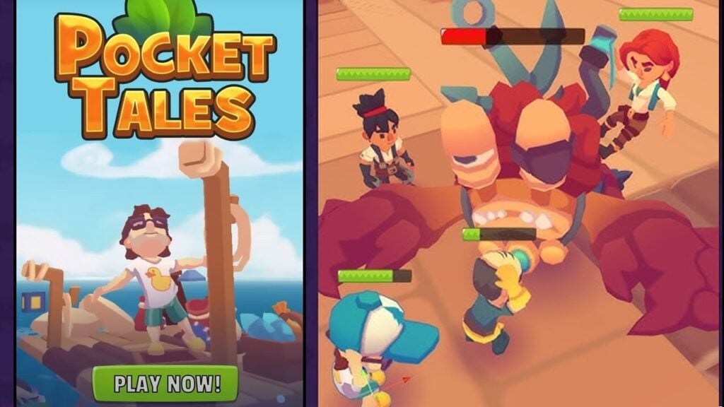 Pocket Tales: Xây dựng thành phố ảo trong trò chơi sinh tồn sim mới ly kỳ