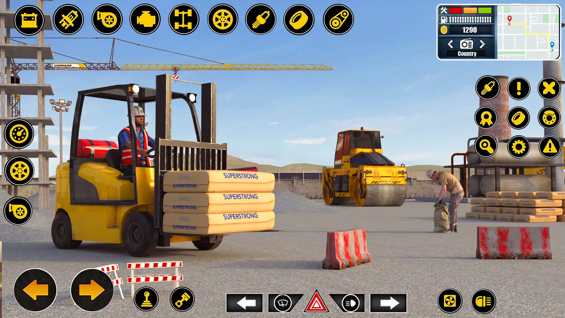 3D City Road Construction Game Скриншот 2