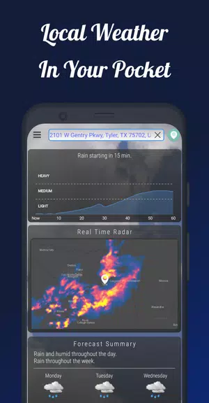 Dark Sky Tech Weather App應用截圖第0張