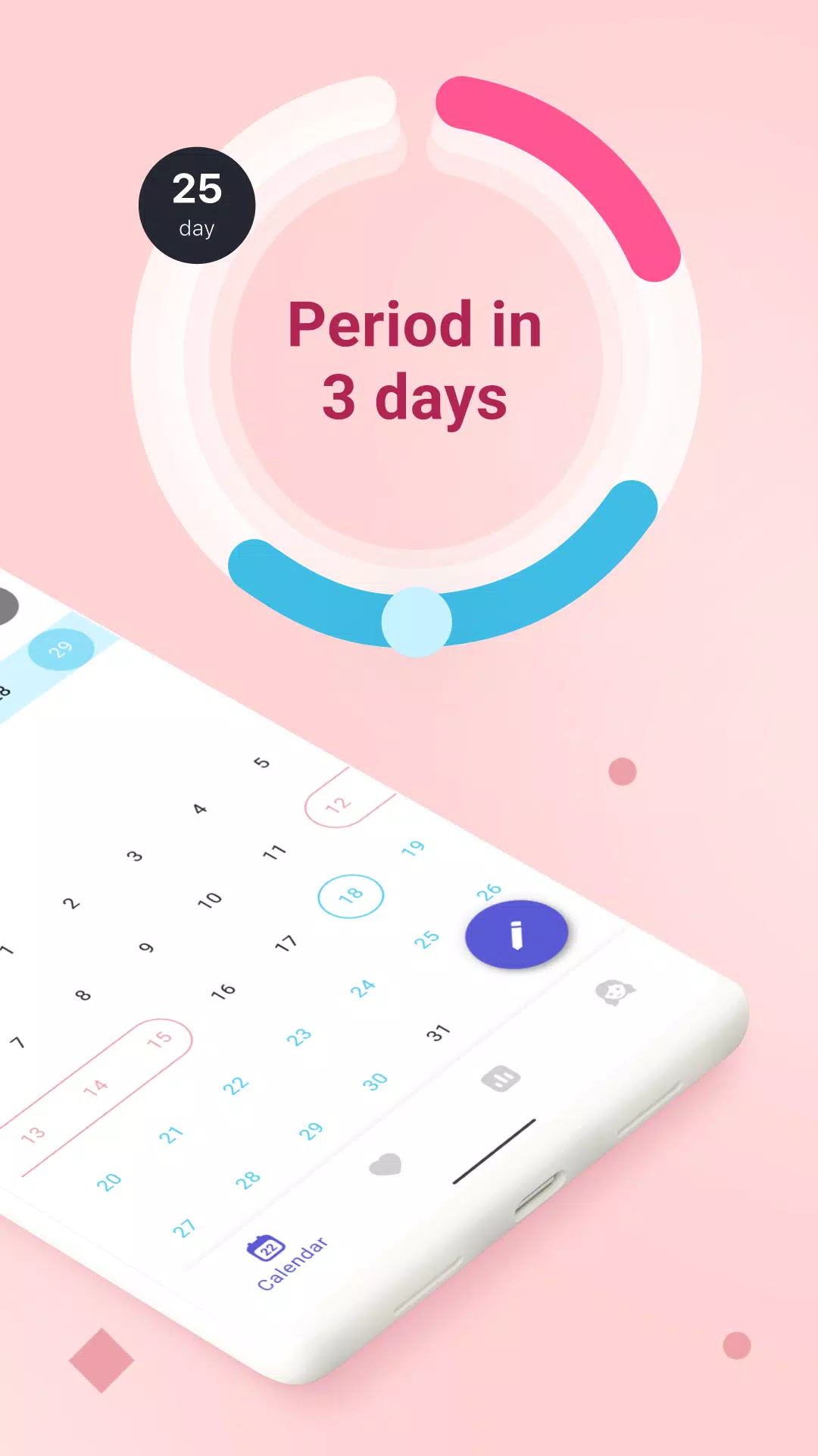 Ciclo menstrual - Clover Captura de pantalla 1