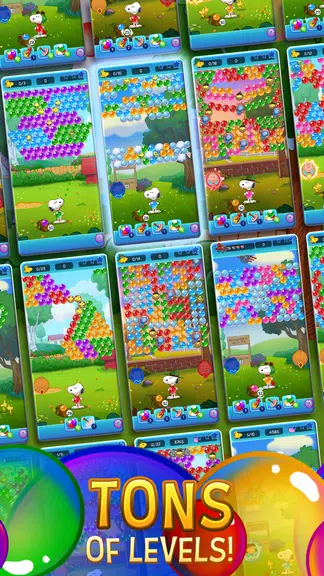 Bubble Shooter - Snoopy POP! Captura de pantalla 2