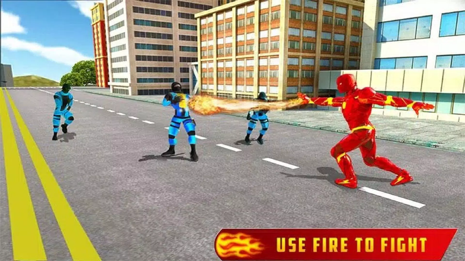 Fire Hero Robot Transform Game Schermafbeelding 3