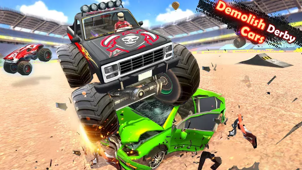 Schermata Demolition Derby Truck Stunts 2