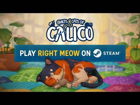 Calicoゲームプレイスクリーンショットのキルトと猫