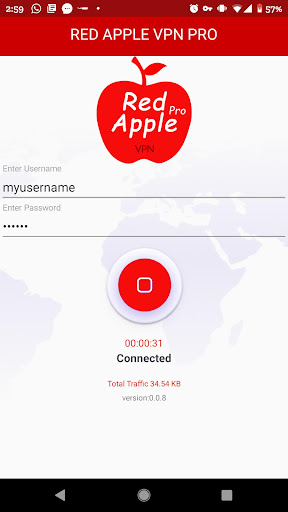 Red Apple VPN Pro ဖန်သားပြင်ဓာတ်ပုံ 1