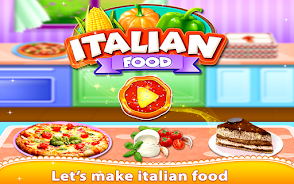 Italian Food Chef Cook Pizza Ảnh chụp màn hình 0