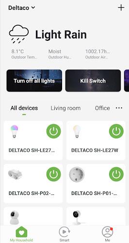 DELTACO SMART HOME Captura de pantalla 3