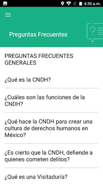 CNDH Informa Скриншот 2