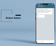 Talk to the talking robot Adam Tangkapan skrin 0