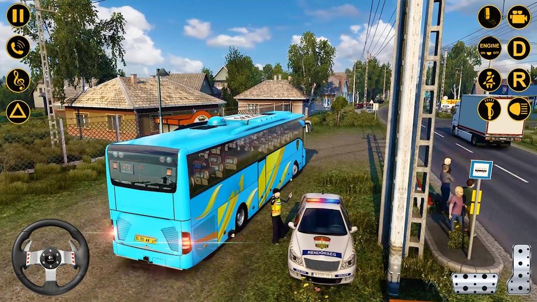 Coach Bus Simulator Games Mod स्क्रीनशॉट 3