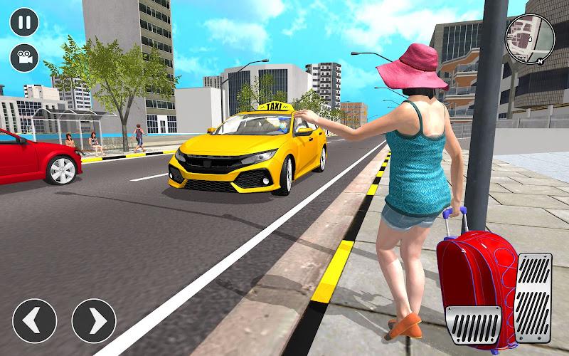 Open World Taxi Sim 2023 Captura de tela 1