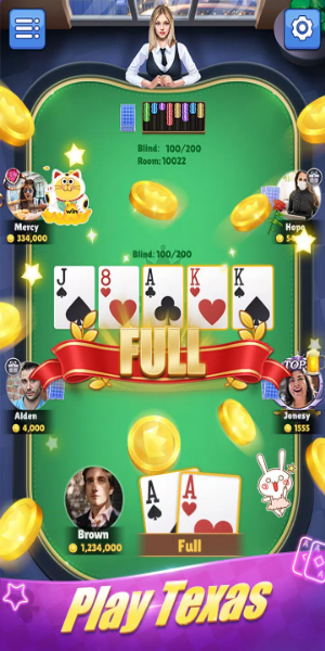 JOJO Poker - texas scopa Captura de pantalla 2