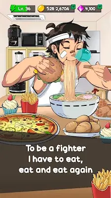 Schermata Food Fighter Clicker Games 0