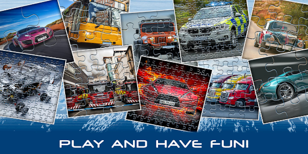 Cars Puzzles Game for boys 스크린샷 2