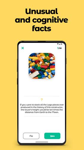 Yes or No? Trivia with facts. Captura de pantalla 2