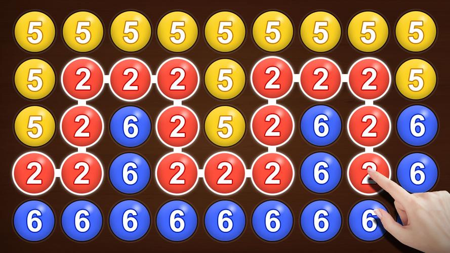 Merge bubble - Number game 스크린샷 1