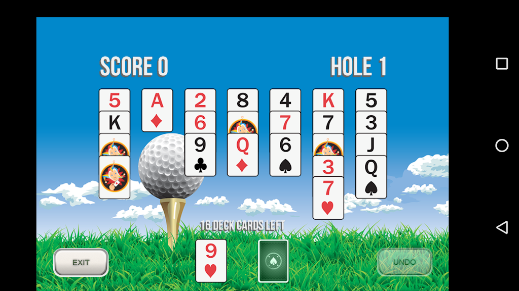 Golf Solitaire 18 Capture d'écran 0