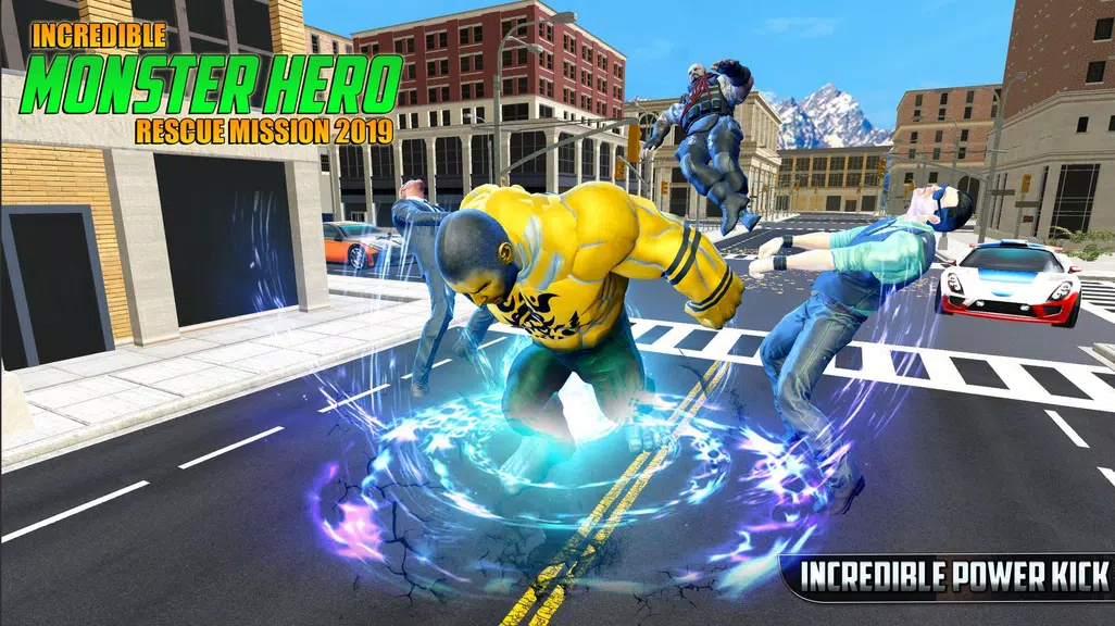 Incredible Monster Superhero Crime City 2018 Ekran Görüntüsü 0