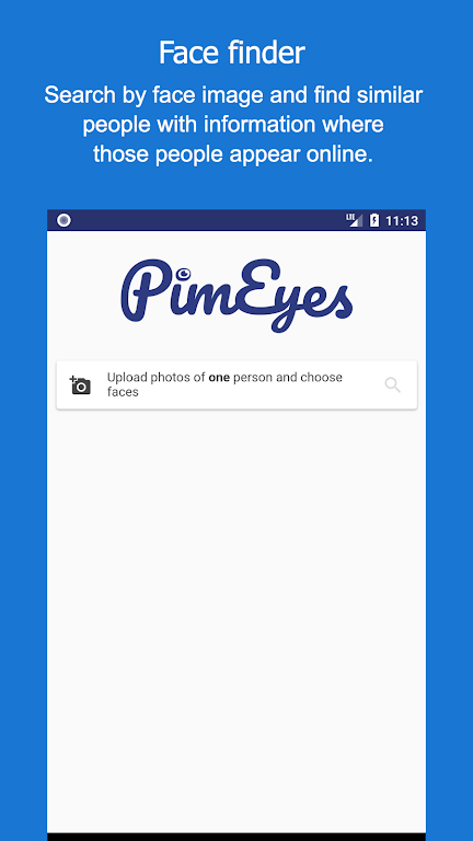 PimEyes ภาพหน้าจอ 2