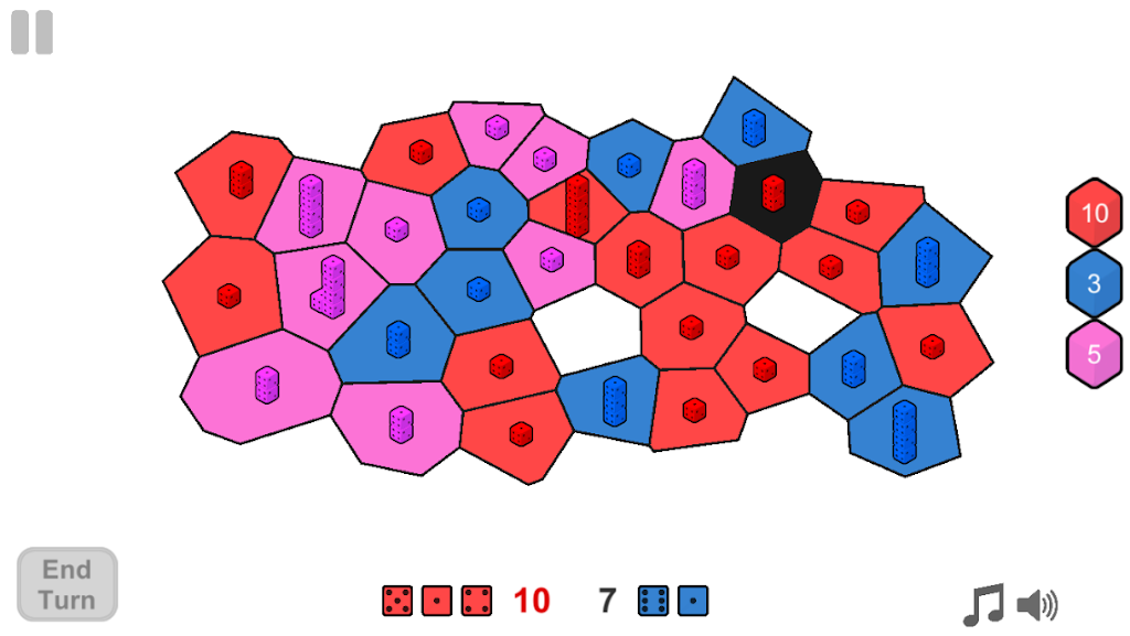 Dice Warfare 스크린샷 1