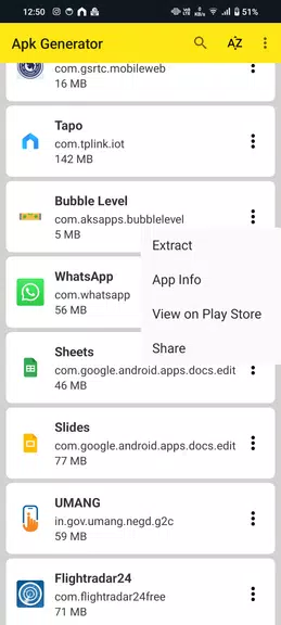 Apk Generator Tangkapan skrin 1