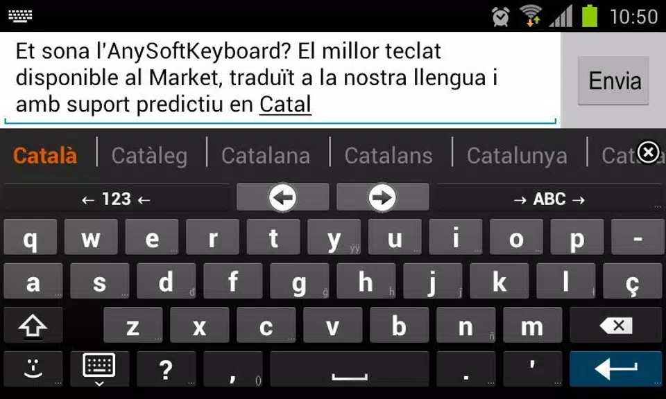 Catalan for AnySoftKeyboard ဖန်သားပြင်ဓာတ်ပုံ 1