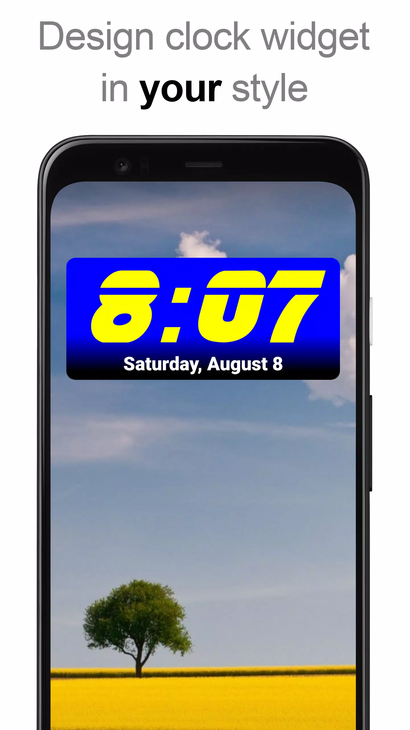 DIGI Clock Widget Capture d'écran 1