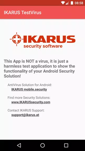 IKARUS TestVirus Ảnh chụp màn hình 0