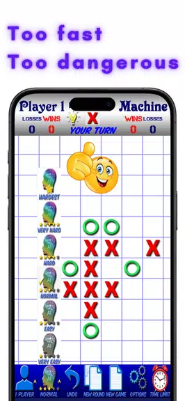 TicTacToe AI - 5 in a Row Tangkapan skrin 1