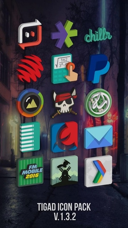 Tigad Pro Icon Pack Capture d'écran 2