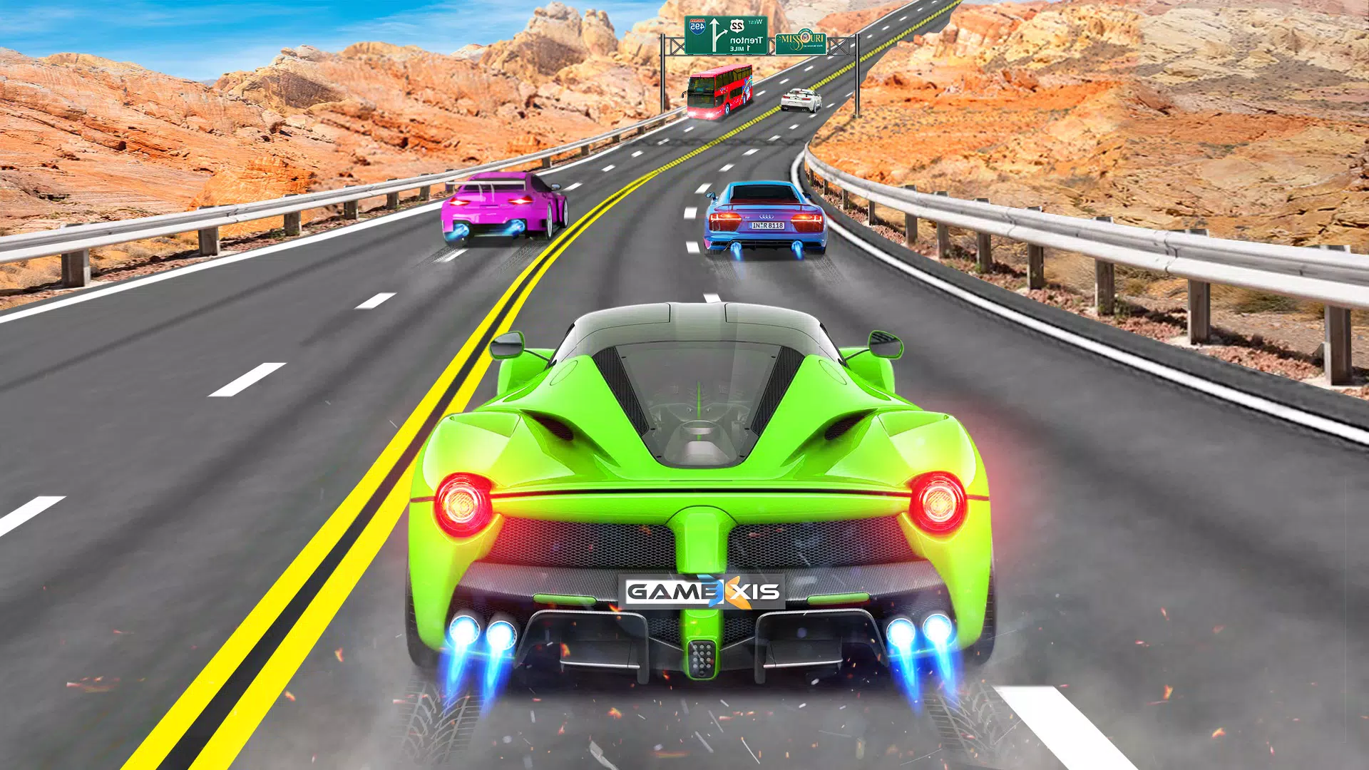 Real Highway Car Racing Game ဖန်သားပြင်ဓာတ်ပုံ 0