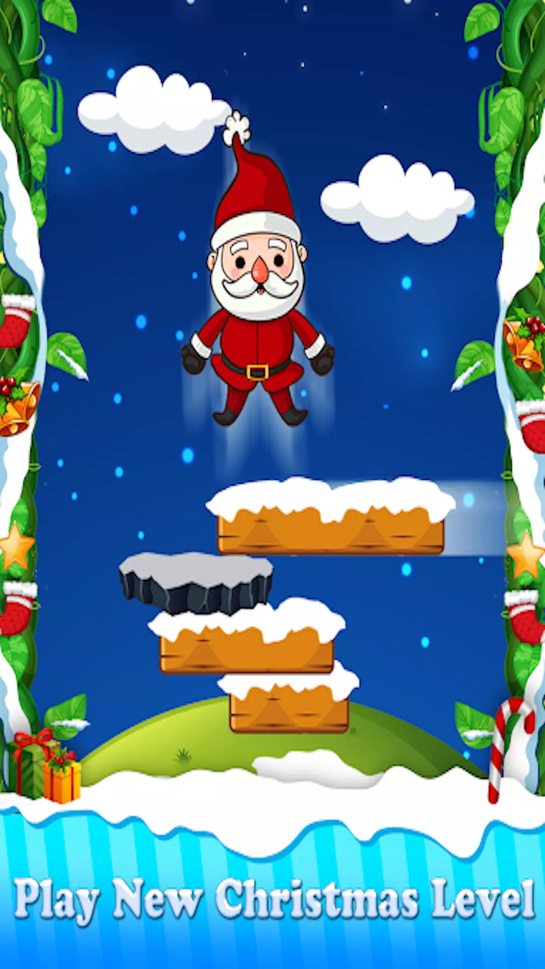 Christmas Game Santa Jump 2024 Capture d'écran 1